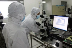 Au Centre de R&D du Parc des hautes technologies de Hô Chi Minh-Ville. Photo : VNA