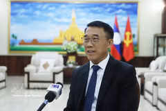 Bounleua Phandanouvong, chef de la Commission des relations extérieures du CC du Parti populaire révolutionnaire lao (PPRL). Photo : VNA