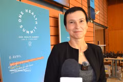 Flavie Goutard, vétérinaire épidémiologiste au Centre de coopération internationale en recherche agronomique pour le développement (CIRAD) de France. Photo : VNA