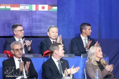 Le secrétaire général To Lam à la réunion inaugurale du Conseil de paix pour Gaza à Washington, D.C. Photo: VNA