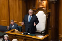 Le président de la Chambre des représentants de Nouvelle-Zélande, Gerry Brownlee. Photo: rnz.co.nz