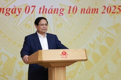 Le PM Pham Minh Chinh préside la 16ᵉ réunion du Comité national de direction sur la lutte contre la pêche INN. Photo : VNA