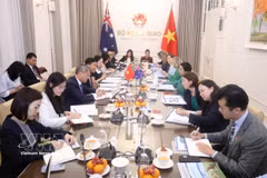 Lors du deuxième Dialogue des hauts responsables Vietnam-Australie. Photo : VNA.