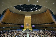 Vue panoramique de l'Assemblée générale des Nations Unies à New York, États-Unis. Photo : Xinhua/VNA