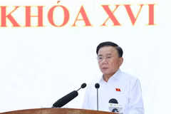 Tran Cam Tu, membre du Bureau politique et permanent du Secrétariat du Comité central du Parti. Photo: VNA
