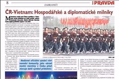 L'article sur le quotidien tchèque Nasepravda.Photo : capture de l'écran