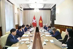 Panorama de la consultation politique entre le Vietnam et la Suisse. Photo: VNA