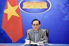 Le secrétaire du Comité central du Parti et ministre vietnamien par intérim des Affaires étrangères, Lê Hoài Trung. Photo: VNA