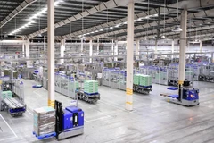 Dans l'intérieur de l’usine laitière Vinamilk. Photo : Vinamilk