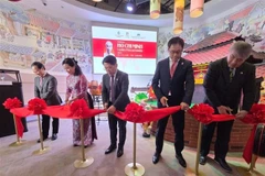 L'exposition intitulée "Le Président Hô Chi Minh - Symbole de paix et d'amitié" a ouvert ses portes le 23 mai à l'EXPO 2025 d'Osaka, dans la région du Kansai, au Japon. Photo : VNA