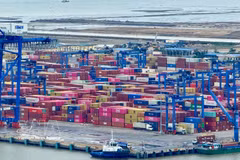 Selon le ministère de l'Industrie et du Commerce, sur les 11 premiers mois de 2025, plus de 80% du chiffre d'affaires à l'exportation se concentre sur six marchés : les États-Unis (32%), l'Union européenne-UE (15%), la Chine (14%), l'ASEAN, la République de Corée et le Japon. Photo : VNplus