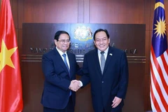 Entrevue entre le Premier ministre Pham Minh Chinh et le président du Sénat malaisien