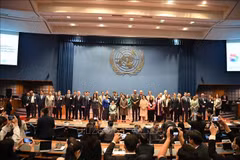 Les délégués au deuxième examen régional de la mise en œuvre du Pacte mondial pour des migrations sûres, ordonnées et régulières dans la région Asie-Pacifique, tenu du 4 au 6 février à Bangkok. Photo : VNA