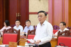 Trân Câm Tu, membre du Bureau politique et membre permanent du Secrétariat du Comité central du Parti. Photo: VNA