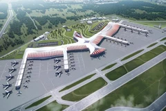 Vue de l'aéroport international de Phu Quoc. (Photo : Sun Group)