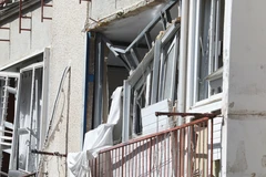 Scène d'un raid aérien iranien à Tel Aviv, en Israël, le 6 mars 2026. Photo : Xinhua/VNA