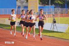 Des athlètes d'athlétisme. Photo d'illustration : VNA