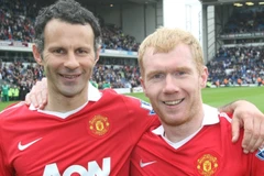 Ryan Giggs et Paul Scholes. Photo: skysports.com