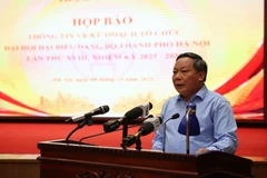 Nguyên Van Phong, secrétaire adjoint permanent du Comité municipal du Parti. Photo : VNA