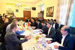 Panorama de la table ronde à Prague. Photo: VNA