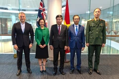 Des délégués vietnamiens et australiens participent au Dialogue stratégique Vietnam-Australie sur la diplomatie et la défense. Photo: ministère des Affaires étrangères