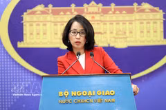 La porte-parole du ministère vietnamien des Affaires étrangères, Pham Thu Hang. Photo : VNA