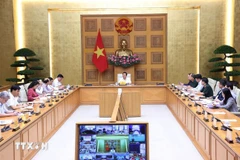 Le vice-Premier ministre Trân Hông Hà, chef du Comité directeur national sur la lutte contre la pêche illicite, non déclarée et non réglementée (INN), préside le 28 octobre à Hanoï la 19ᵉ réunion du Comité. Photo: VNA