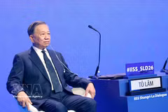 Le secrétaire général du Parti communiste du Vietnam et président de la République, To Lam au Dialogue de Shangri-La 2026. Photo: VNA