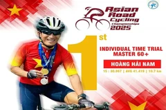 Le Vietnam remporte la médaille d'or au Championnat d'Asie de cyclisme sur route 2025