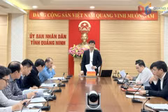 Lors de la réunion. Photo : baoquangninh.vn