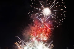 Une représentation de feux d'artifice de l'équipe de Dà Nang au Festival international de feux d'artifice de Dà Nang 2024. Photo: VNA