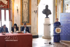 Lors de cet événement, les dirigeants des deux villes ont affirmé leur détermination à renforcer et à approfondir les relations de coopération entre les deux localités. Photo : VNA