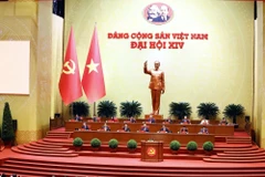 Lors du 14e Congrès national du PCV. Photo : VNA