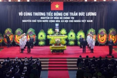 Cérémonie de commémoration à l'ancien président Tran Duc Luong