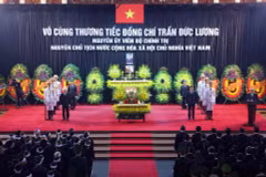 Cérémonie de commémoration à l'ancien président Tran Duc Luong