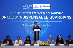 Le vice-ministre des Affaires étrangères, Dr. Nguyên Manh Cuong prend la parole. Photo: VNA