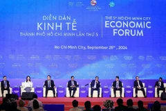 Forum économique de Hô Chi Minh-Ville 2024 avec la participation du Premier ministre Pham Minh Chinh. Photo : thanhnien.vn