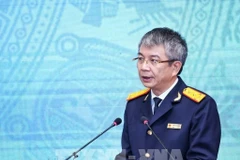 Le directeur général du Département général des impôts Mai Xuan Thanh lors de la conférence. Photo: VNA