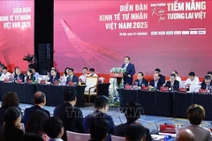 Le Premier ministre Pham Minh Chinh s'exprime lors de l'événement. Photo: VNA
