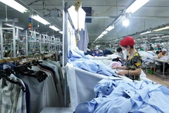 Production textile destinée à l'exportation. Photo: VNA