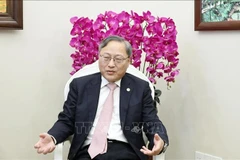 Zhang Jianguo, ancien chef de la Direction générale d'Europe de l'Ouest (DGEO) du Département international du Comité central du Parti communiste chinois, et secrétaire général de l'Institut Charhar de Chine. Photo : VNA