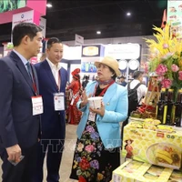 Plus de 170 entreprises vietnamiennes présentent leurs produits au THAIFEX-Anuga Asia 2025. Photo: VNA