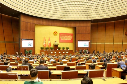 Lors de la réunion. Photo : VNA