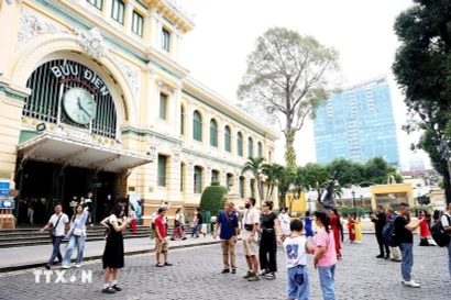 Hô Chi Minh-Ville accueille plus de 6,58 millions de visiteurs étrangers en dix premiers mois de 2025. Photo : VNA