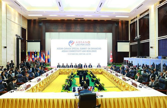 Panorama du Sommet spécial ASEAN-Canada. Photo: VNA canada.jpeg