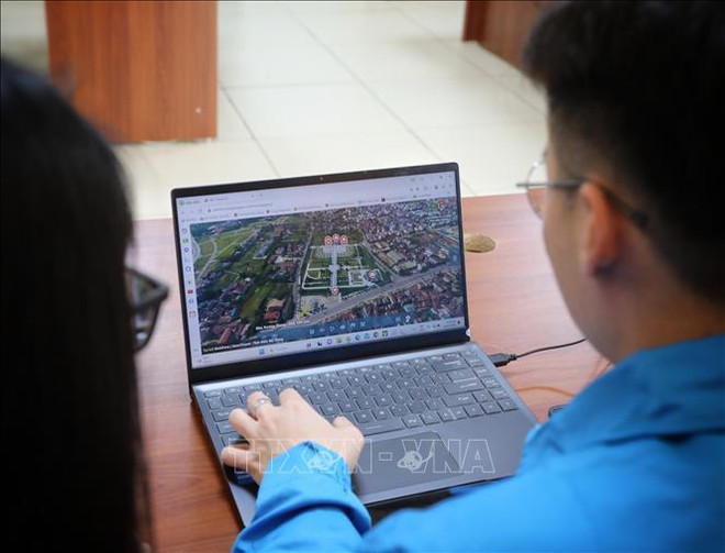 Numérisation du site national spécial de la victoire de Xuong Giang. Photo: VNA xa hoi 1.jpg