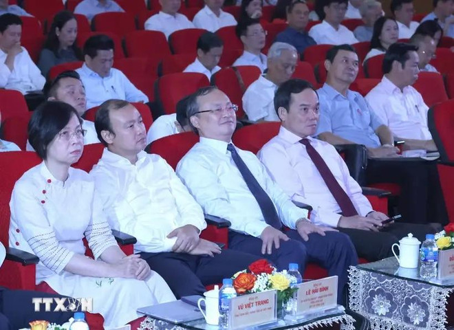 Les délégués lors de la conférence. Photo: VNA Quang 2.webp