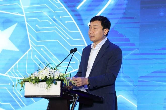 Le général de division Nguyen Minh Chinh, directeur du Département de la cybersécurité et de la prévention des crimes de haute technologie du ministère de la Sécurité publique. Photo: VietnamPlus Chinh.webp
