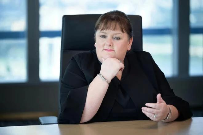 Amanda Murphy, responsable des services bancaires commerciaux pour l'Asie du Sud et l’Asie du Sud-Est chez HSBC. Photo : VietnamPlus hsbc-3-7546.jpg.webp