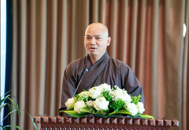 Le Vénérable Thich An Dat, membre du Conseil exécutif de la Sangha bouddhiste du Vietnam. Photo : VietnamPlus 3.webp